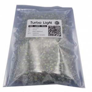 LED کلاهی چیپ بزرگ تایوانی سفید مارک Turbo Light