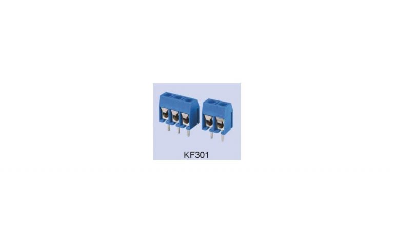 ترمینال پیچی مدل KF301-2Pin رنگ آبی