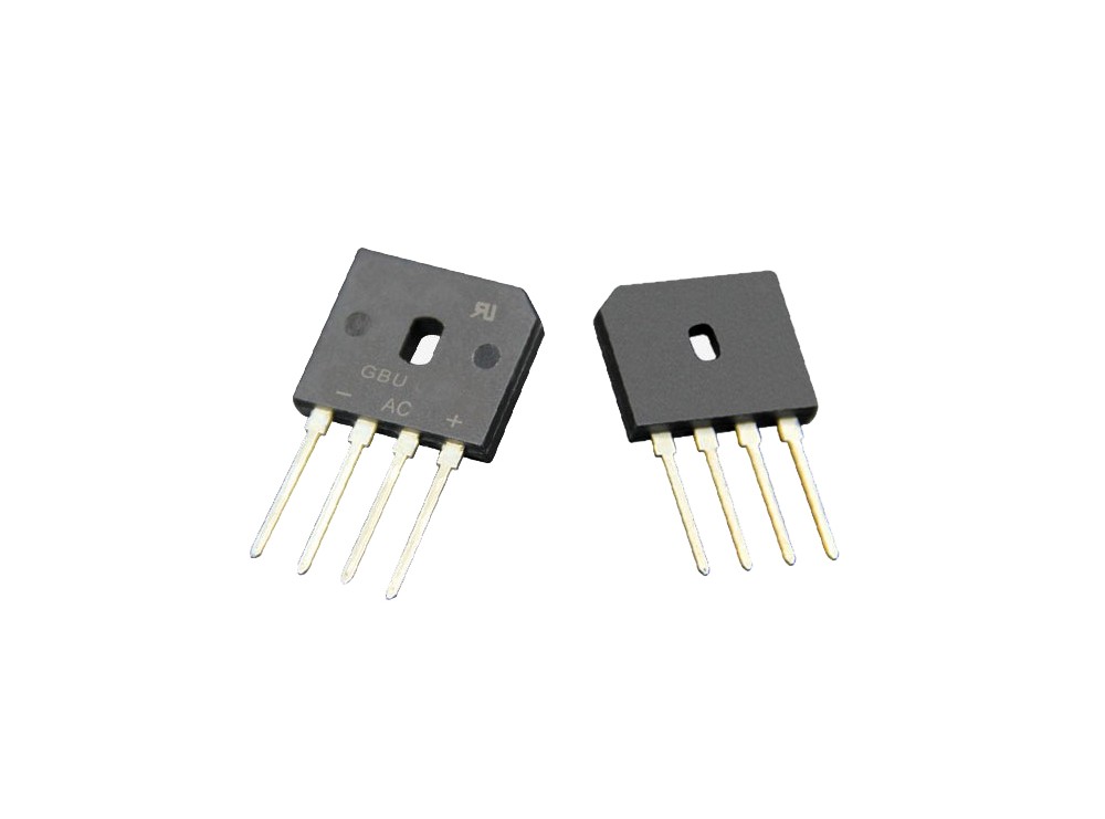 پل دیود 4A , 600V تخت شانه ای TS4K60 پل دیود 4A , 600V تخت شانه ای TS4K60