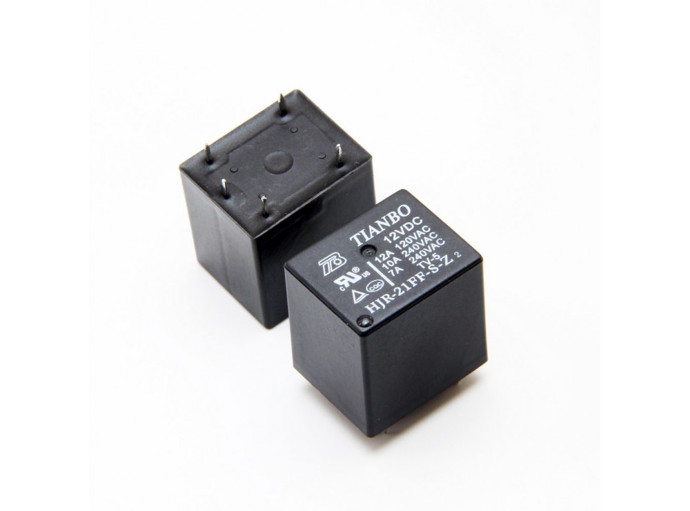 رله 12V-10A پایه میلون T73 مارک TIANBO رله 12V-10A پایه میلون T73 مارک TIANBO