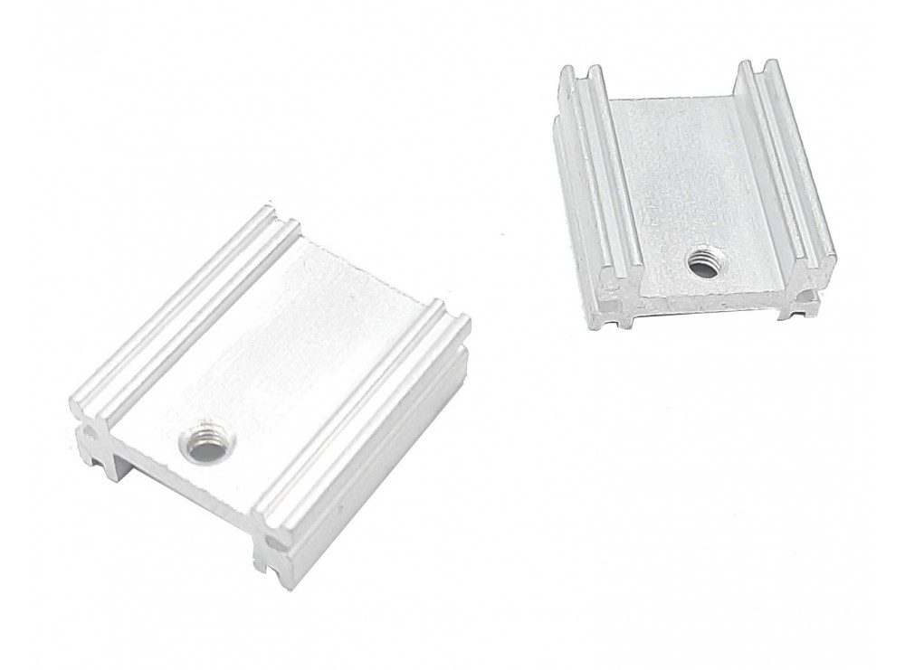 هیت سینک آلومینیومی سایز 20x17x8 هیت سینک آلومینیومی سایز 20x17x8
