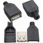 کانکتور USB A مادگی سیم خور