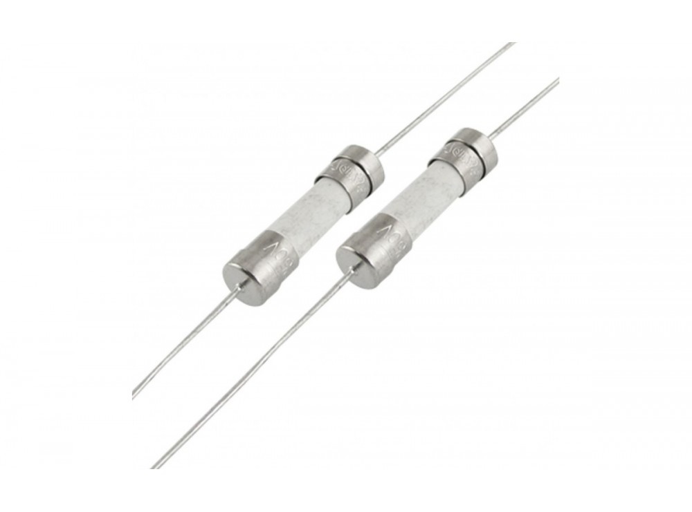 فیوز گچی 250mA - 250V پایه دار سایز 3.6x10 فیوز گچی 250mA - 250V پایه دار سایز 3.6x10