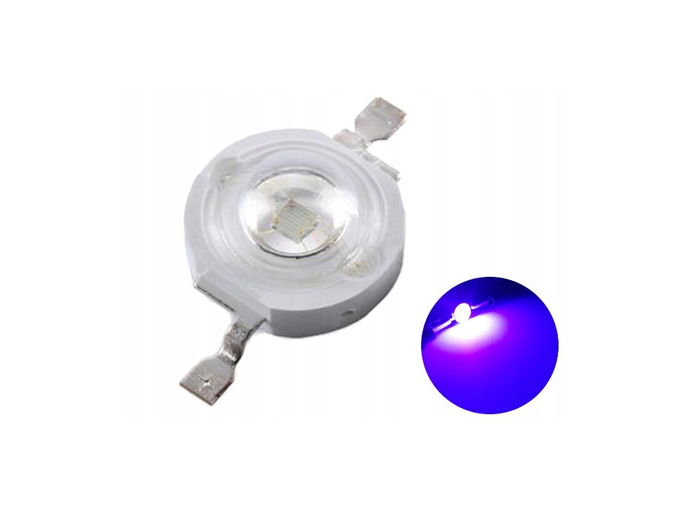 پاور LED 1W فرابنفش UV پاور LED 1W فرابنفش UV